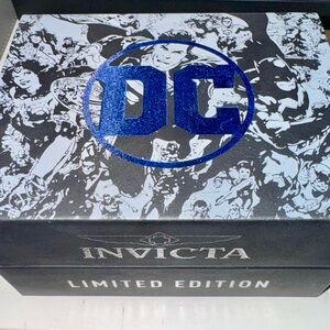 Invicta DC Limited Edition Box with Blue Logo